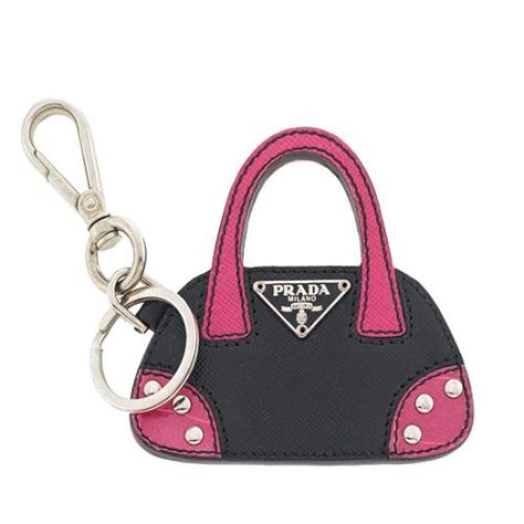 prada bag charms|prada wallet with key ring.